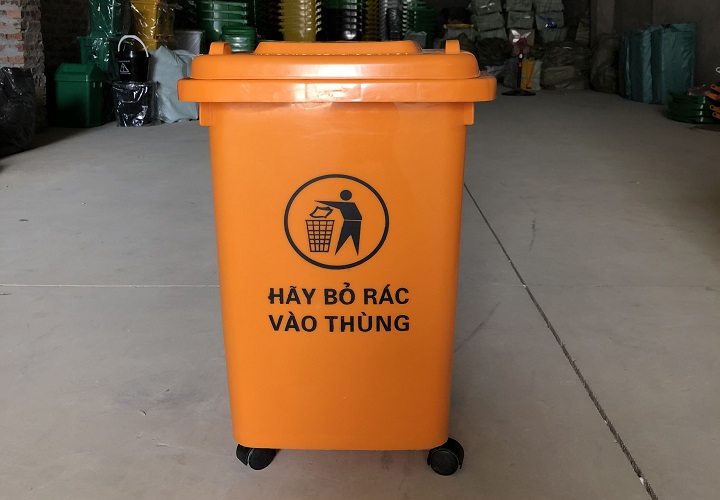 Thùng rác màu cam có ý nghĩa gì? Chứa loại rác nào?