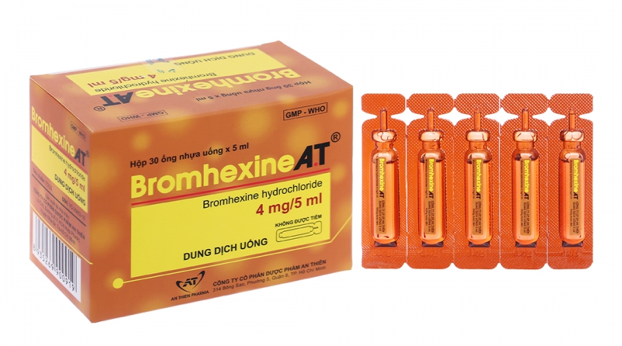 Tác dụng của thuốc Bromhexine AT 4mg 5ml