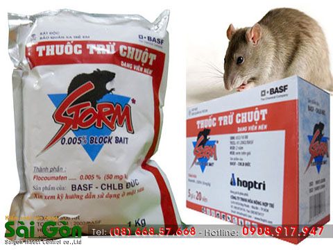 Thuốc diệt chuột an toàn và hiệu quả